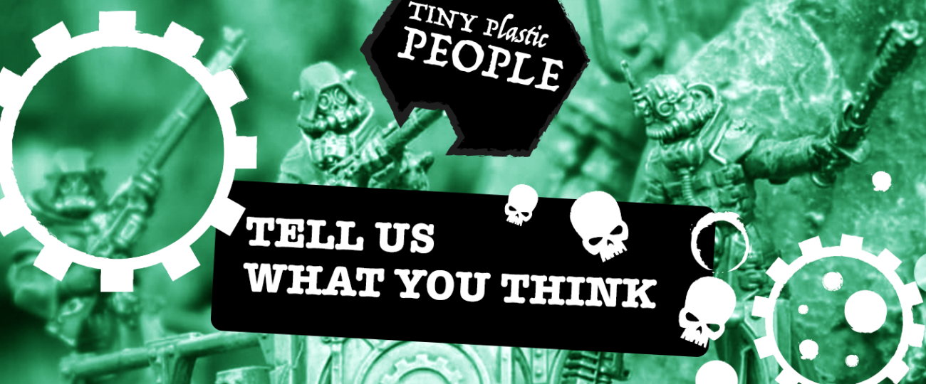 The Tiny Plastic People almost 10 month reader and contributor survey